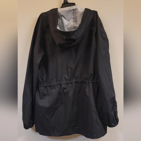 Cole Haan womens water resistant packable woven rain jacket - Picture 4 of 5